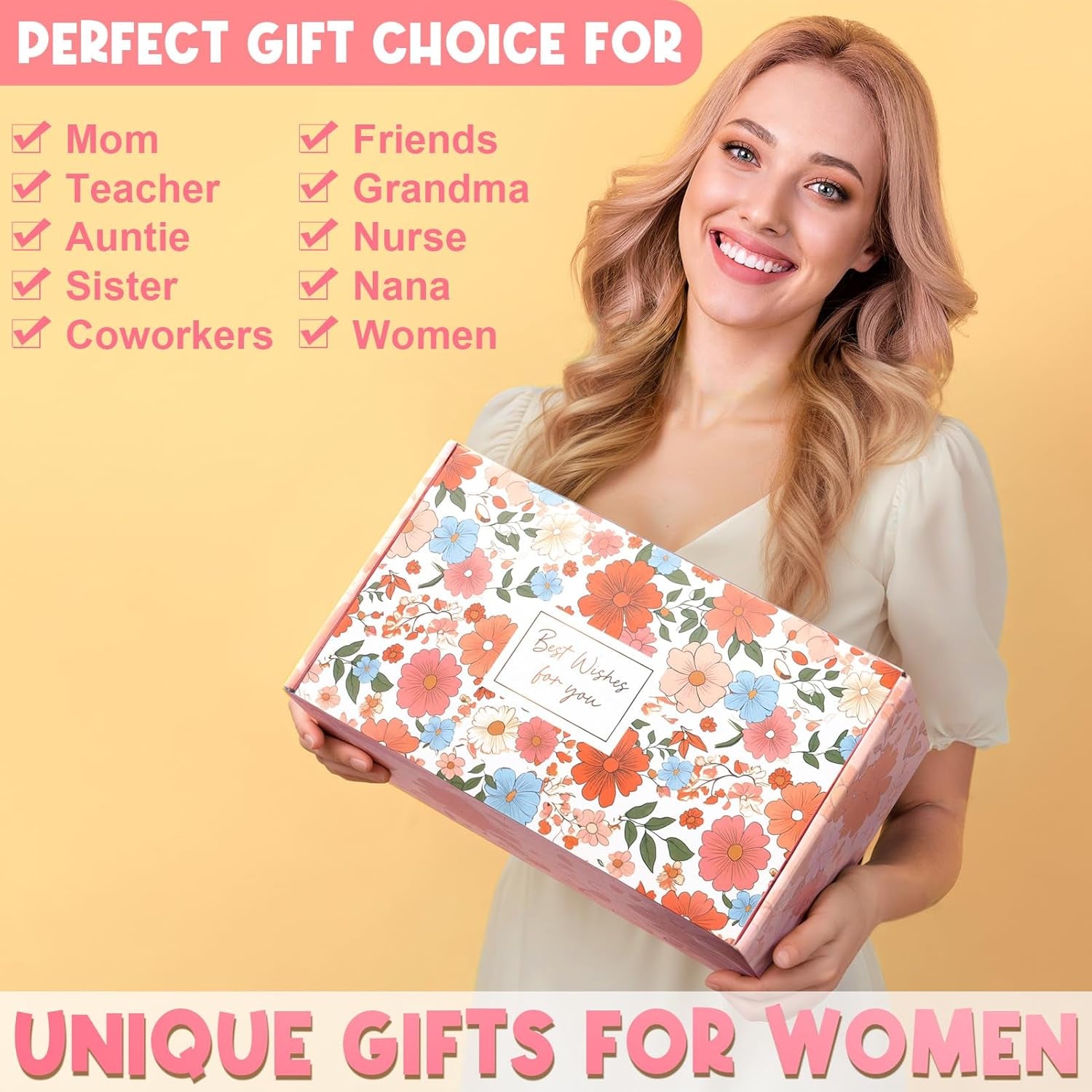 Christian Gifts for Women Faith, Religious Catholic Gifts for Women Mom Grandma Sister Coworker Inspirational Spiritual Sunflower Gifts Christmas Birthday Gifts for Women with Makeup Bag 40 OZ Tumbler