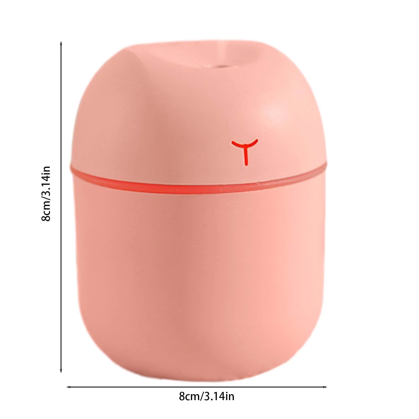 Portable Mini Humidifier 220Ml Small Cool Mist Humidifier USB Desktop Humidifier for Baby Bedroom Travel Office Home Auto Shut-Off 2 Mist Modes Super Quiet, Green